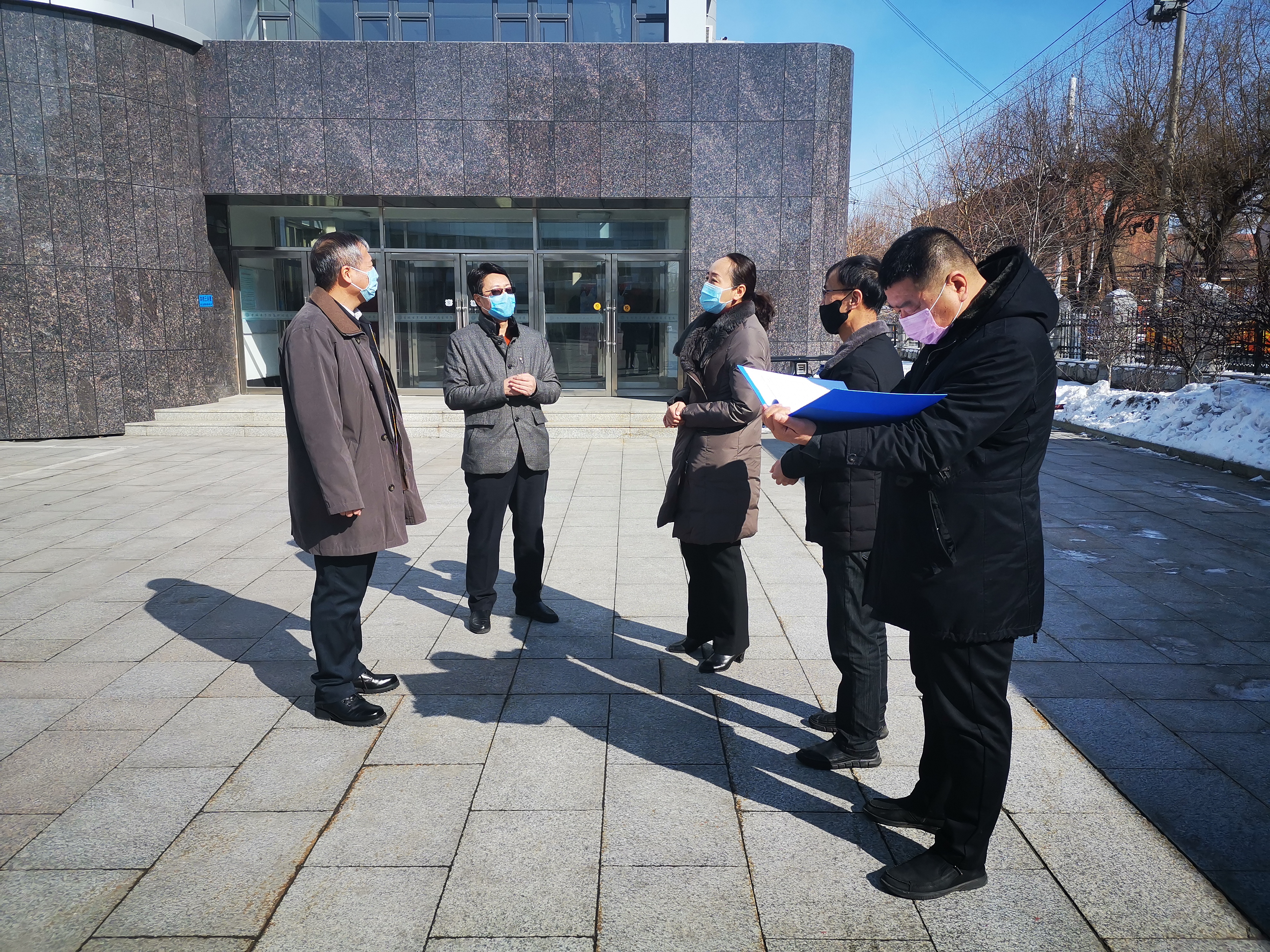 战"疫 进行时 吉林市龙潭区教育局到学院督导检查疫情防控工作